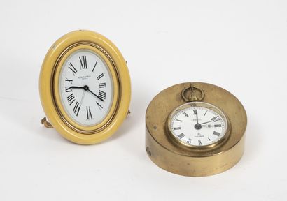 CARTIER LANCEL
Two alarm clocks.
- One CARTIER,...