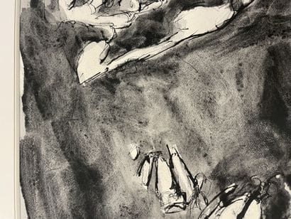 Iba N'DIAYE (1928-2008)
Untitled, 1990.
Ink...
