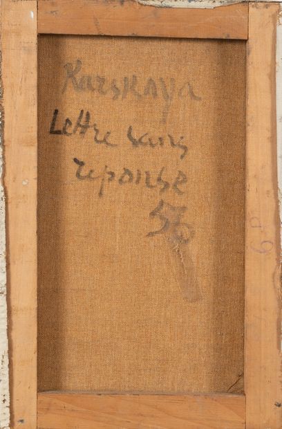Ida KARSKAYA (1905-1990)
Letter without reply,...