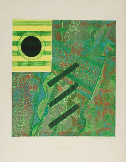Kenji YOSHIDA (1924-2009)
Lineage, 1968.
Etching...