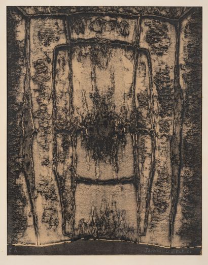 James GUITET (1924-2004)
Untitled, 1964.
Etching...