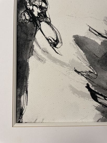 Iba N'DIAYE (1928-2008)
Untitled, 1990.
Ink...