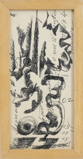 Ossip ZADKINE (1888-1967)
Untitled.
Ballpoint...