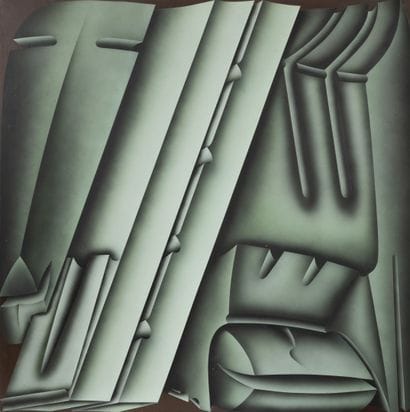 Jacques POLI (1938-2002)
Gorge Hertel, 1975.
Acrylic...