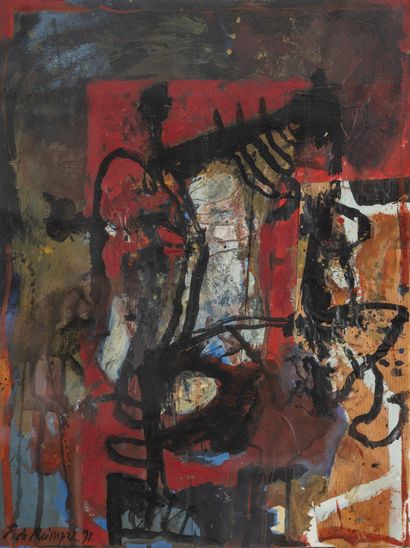 Thibaut DE REIMPRÉ (1949)
Untitled, 1991.
Mixed...
