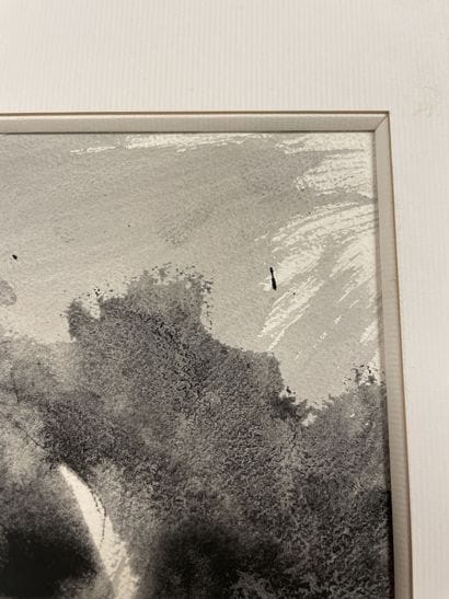 Iba N'DIAYE (1928-2008)
Untitled, 1990.
Ink...