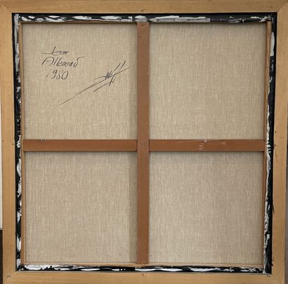 Jean ALLEMAND (1948)
Untitled, 1980.
Oil...