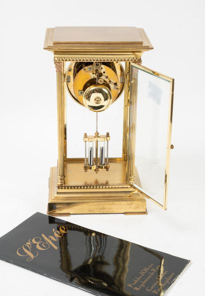 L'EPEE Paris
Cage clock in bronze or gilt...