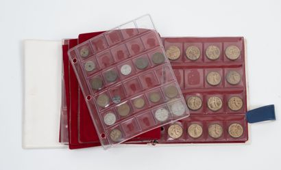 Album de pièces dont une partie en argent...