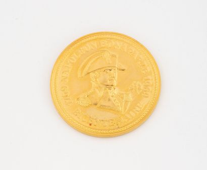 Médaille en or jaune (999) du bicentenaire...