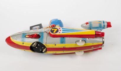 CHINE
Universe Televiboat.
L. : 35 cm.
Infimes...