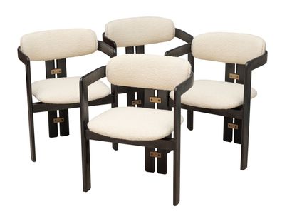 Augusto SAVINI (1930)
Suite de quatre fauteuils...