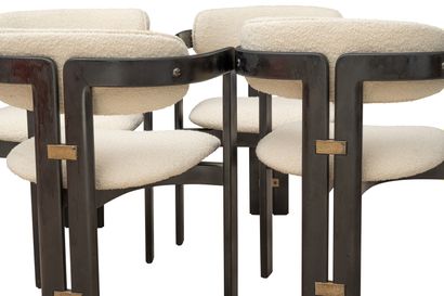 Augusto SAVINI (1930)
Suite de quatre fauteuils...