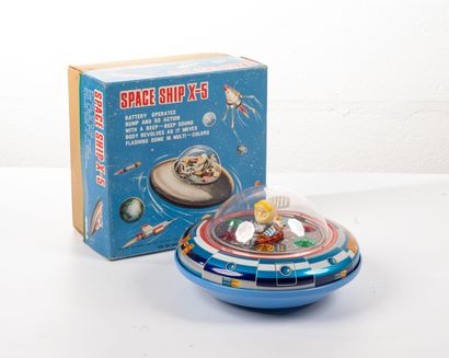 TM JAPON
Space Ship X-5.
11 x 19 cm.
Infimes...