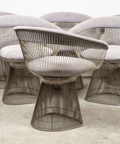 Warren PLATNER (1919-2006)
Suite de 6 fauteuils...