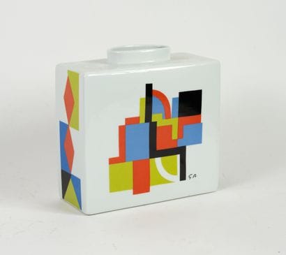 Sonia DELAUNAY (1885-1979)
Venise, 1979.
Vase...