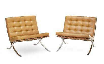 Ludwig MIES VAN DER ROHE (1886-1969) 
Paire...
