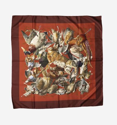 HERMES Paris
Carré en twill de soie imprimé...