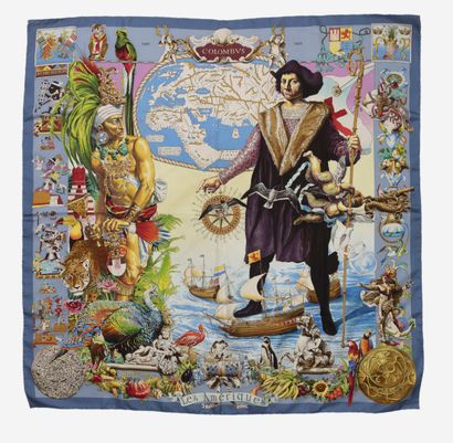 HERMES Paris
Carré en twill de soie modèle...