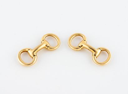 HERMES Paris
Pair of bit-shaped cufflinks...