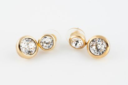 Attribuées à Christian DIOR
Pair of metal...