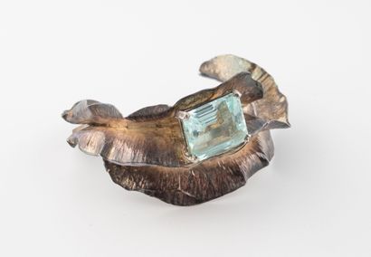 Open-work silver (min. 800) bangle bracelet...