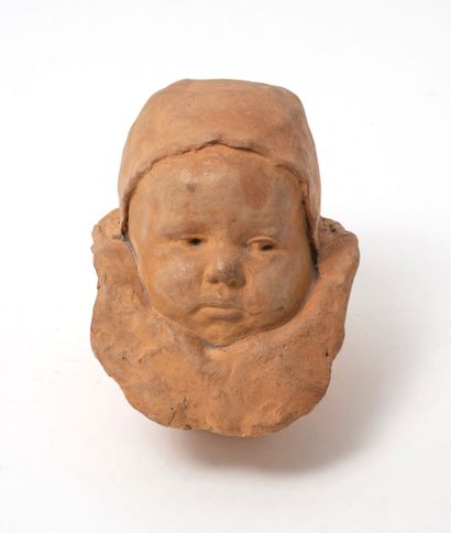 VOURIOT (XIX-XXème siècle)
Visage de bébé.
Epreuve...