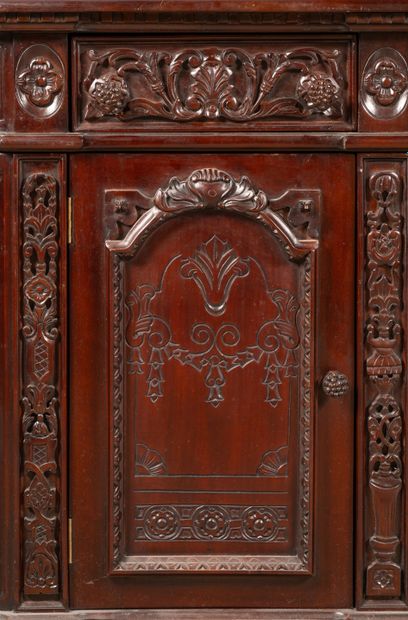 Copy of the Resolute Desk in mahogany stained...