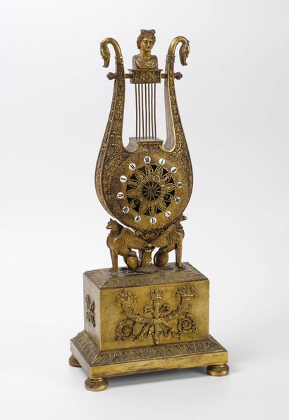 FRANCE, Époque Empire-Restauration.
Pendule...