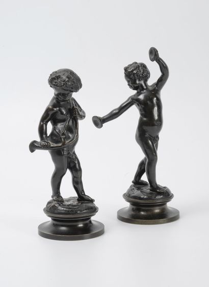 D'après CLODION (1738-1814)
Putto aux cymbales...