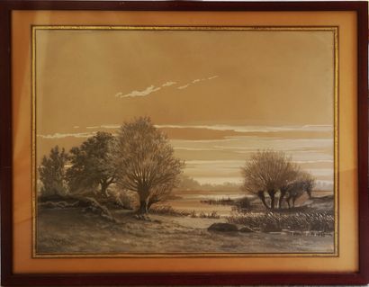 Eugène FREY (1864-1930)
- Le pont de Villiers...