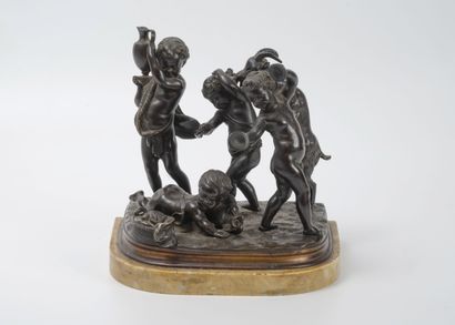 D'après CLODION (1738-1814)
Groupe de putti...