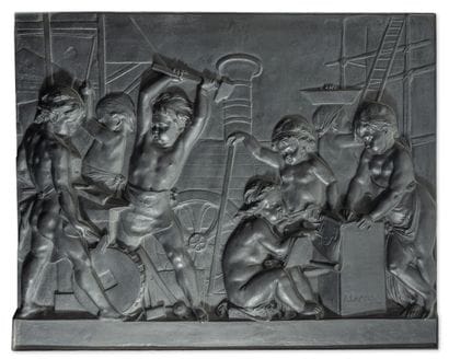 D'après Albert CARRIER-BELLEUSE (1824-1887)
Allégorie...