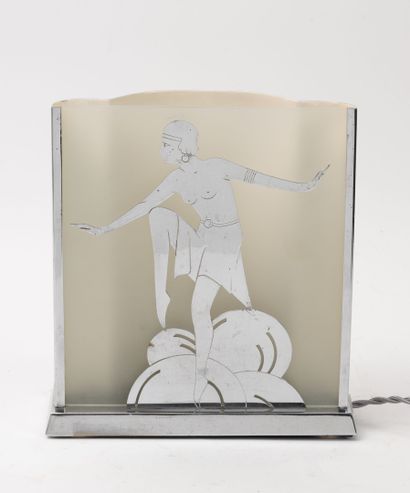 LW Paris
Chrome-plated metal and sandblasted...