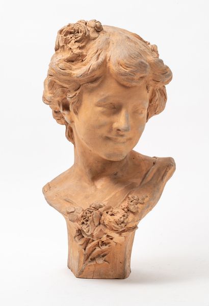 VOURIOT (XIX-XXème siècle)
Buste de femme...