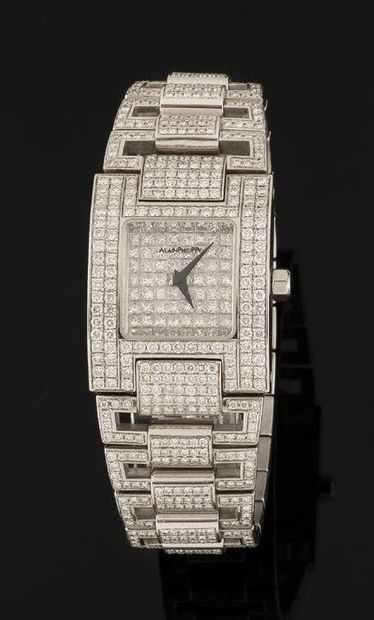 Alain PHILIPPE
Wristwatch in white gold (750).
Slightly...