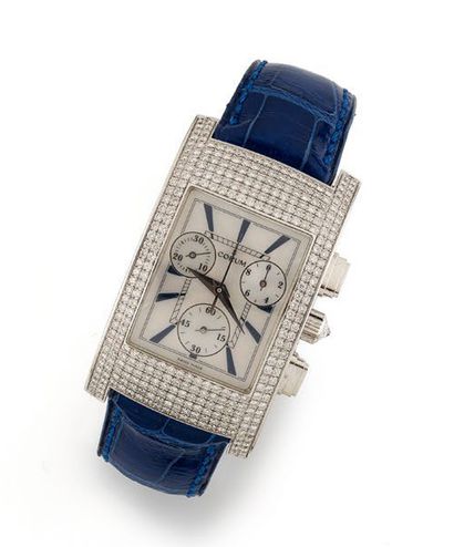 CORUM
Chronograph wristwatch.
Cambered rectangular...