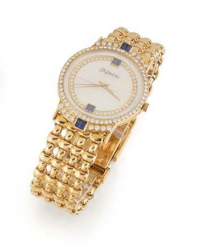 DELANEAU
Ladies' wristwatch in yellow gold...