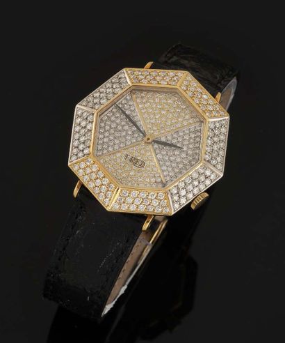 FRED & DELANEAU
Beautiful ladies' wristwatch.
Yellow...
