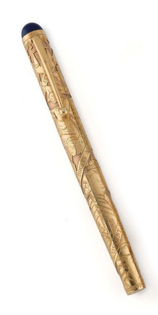 SHAEFFER
Yellow gold (750) fountain pen with...
