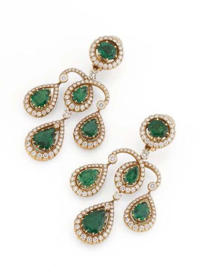 Alexandre REZA
¹ Pair of yellow gold (750)...