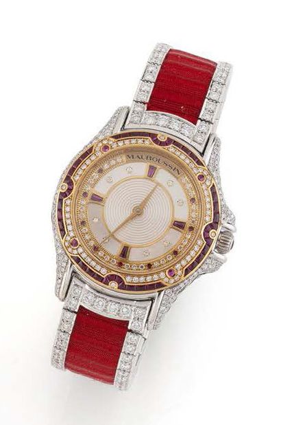 MAUBOUSSIN
Montre bracelet en or jaune et...