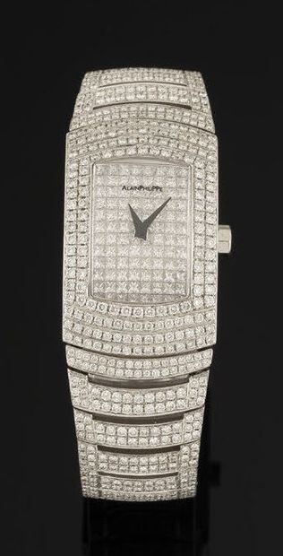 Alain PHILIPPE
Bracelet watch in white gold...