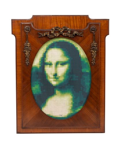 YVARAL (1934-2002)
Mona Lisa Synthétisée,...