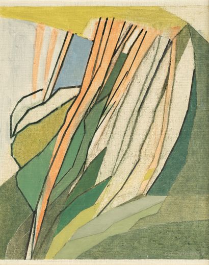 André BEAUDIN (1895-1979)
La forêt penchée,...