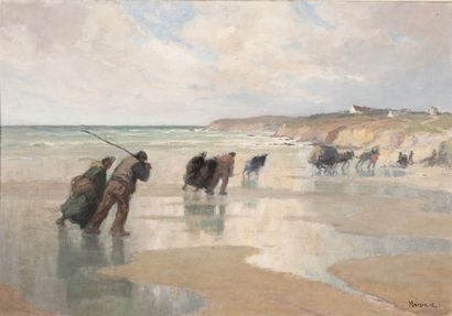 Alfred MARZIN (1880-1943)
Rentrée des goémoniers,...