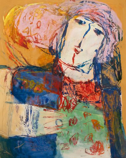 Gina PELLON (1926-2014)
Ô, 1990.
Huile sur...