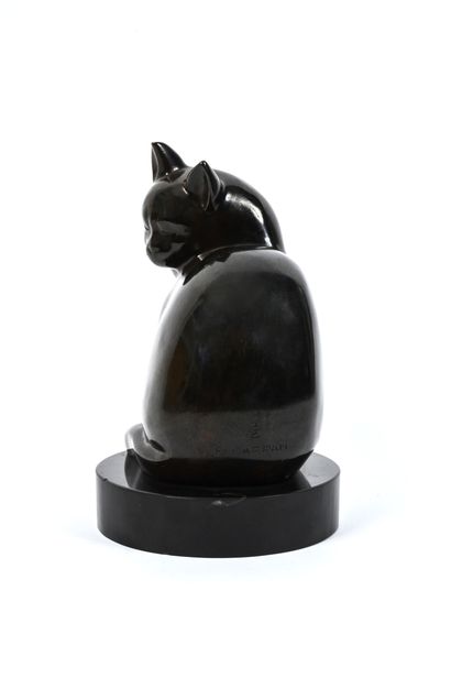 Ferdinand PARPAN (1902-2004)
Chat assis,1998.
Épreuve...