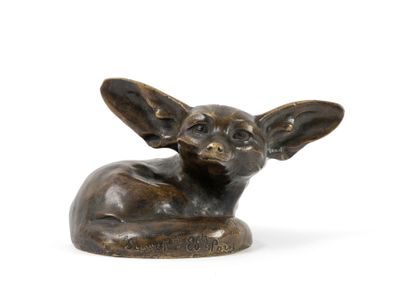 Édouard SANDOZ (1881-1971)
Fennec couché,...