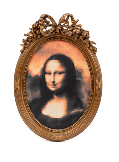 YVARAL (1934-2002)
Mona Lisa Synthétisée,...